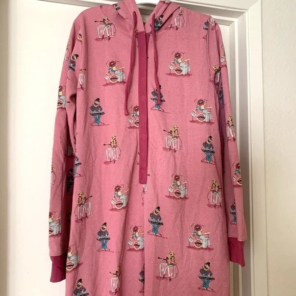 Disney Slumber Collection Munki Munki Onesie Pajama Suite Jumpsuit Pink Medium - Picture 9 of 14